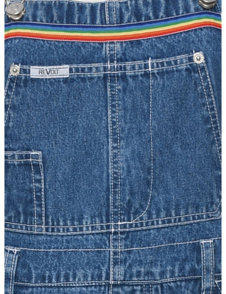 Medium Wash Dungarees - W32 L30