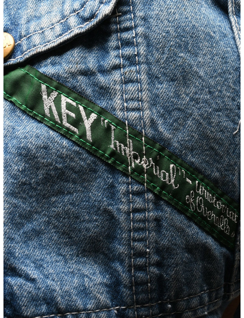 Medium Wash Dungarees - W37 L29