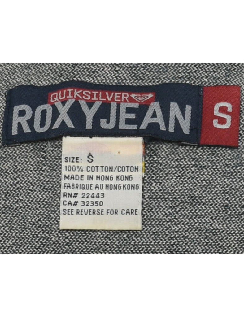 Medium Wash Y2K Denim Jacket - S