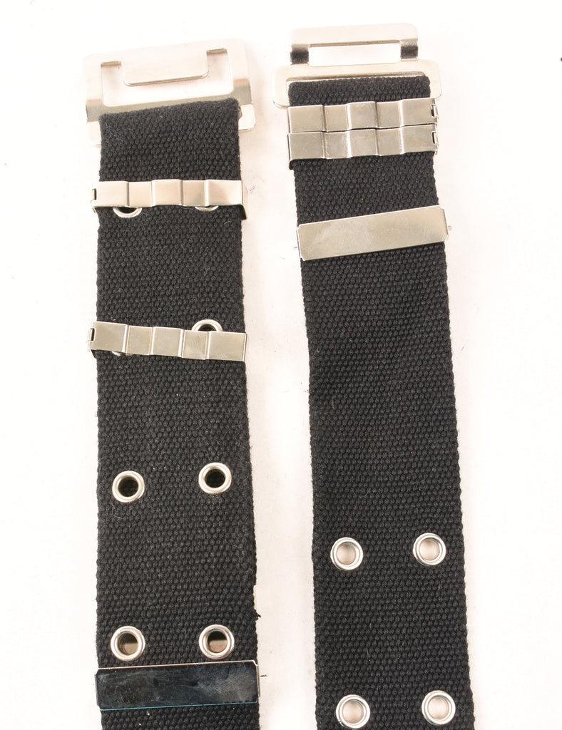 Metallic Black Belt - L