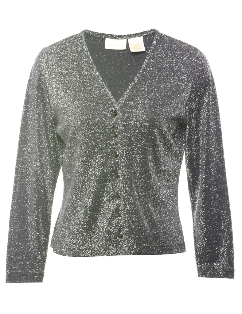 Metallic Evening Blouse - S