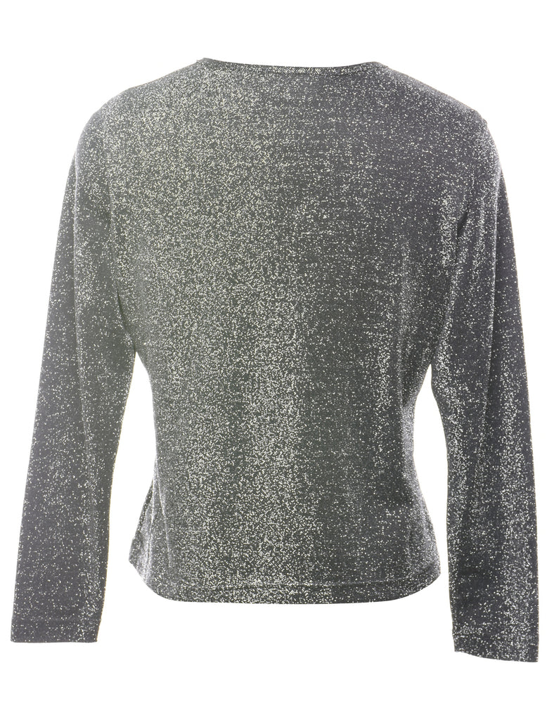 Metallic Evening Blouse - S