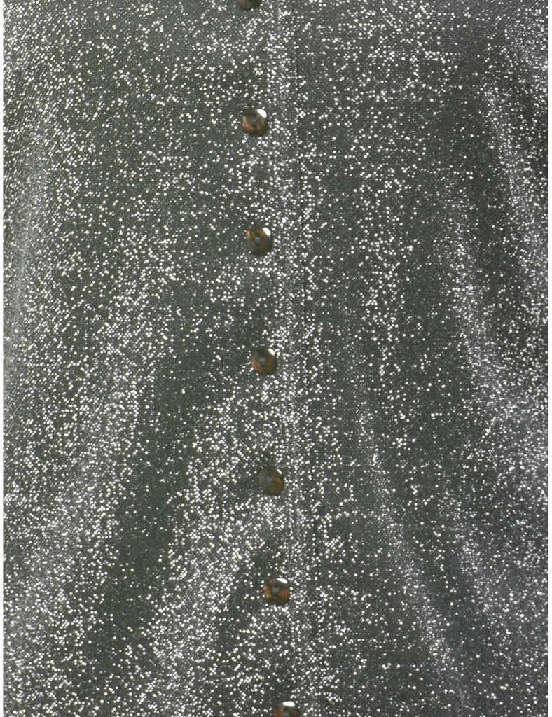 Metallic Evening Blouse - S