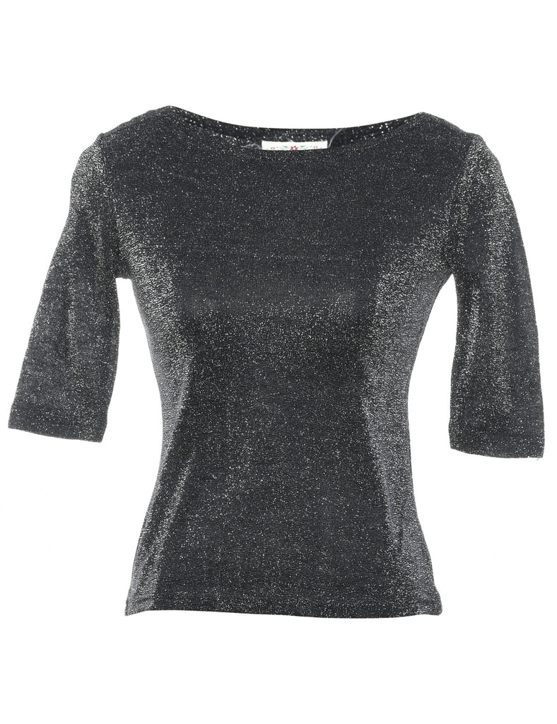 Metallic Evening Top - S