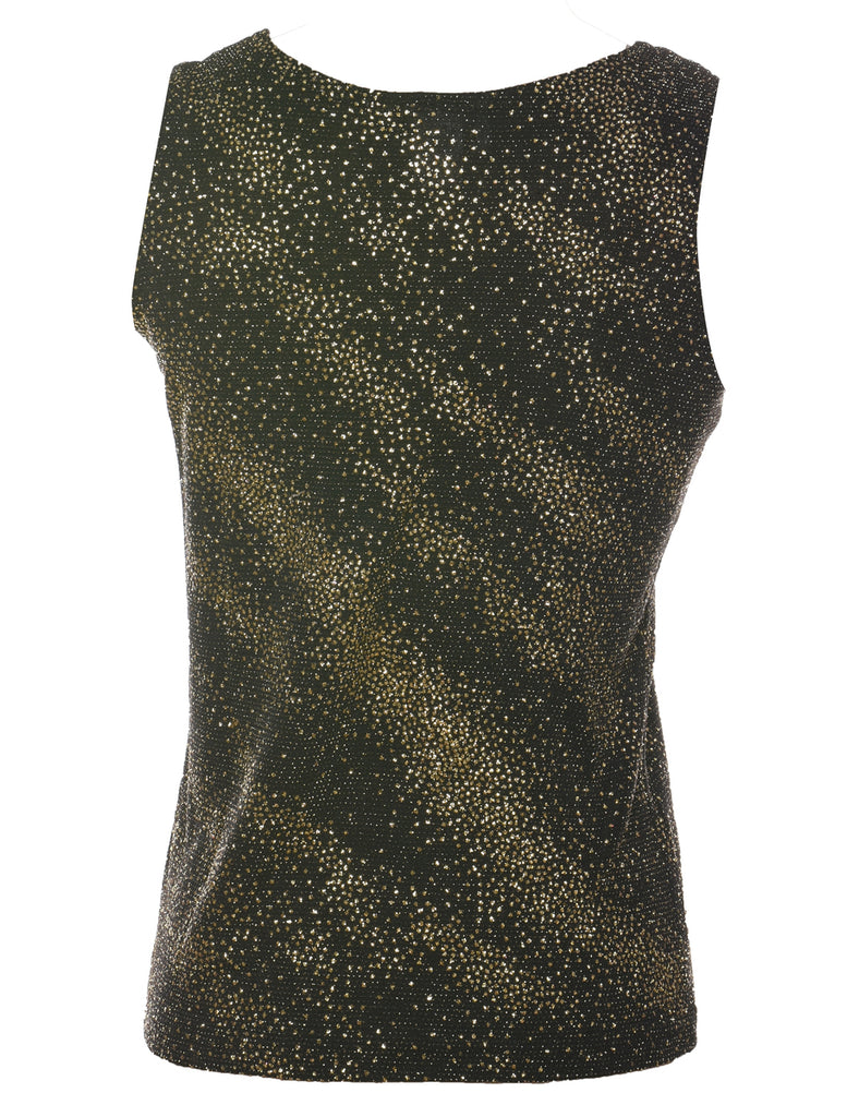 Metallic Evening Top - S