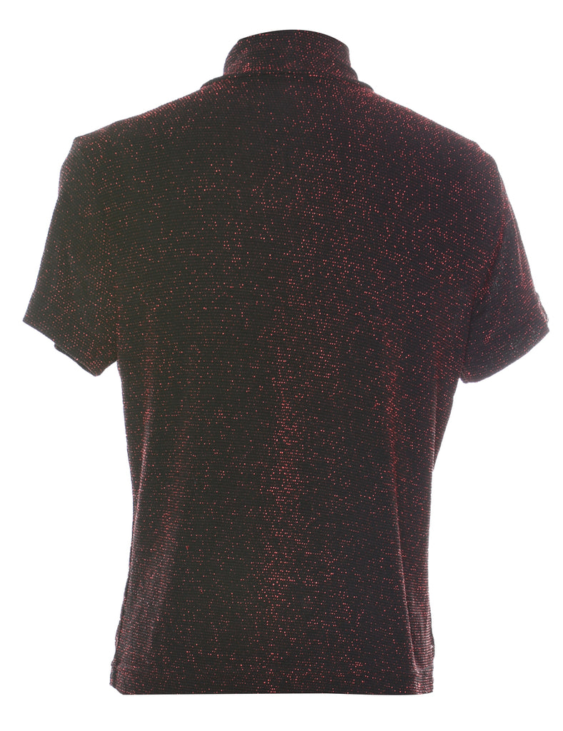 Metallic Evening Top - M