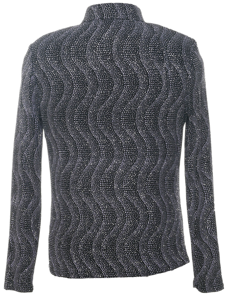 Metallic Finish Evening Jacket - S