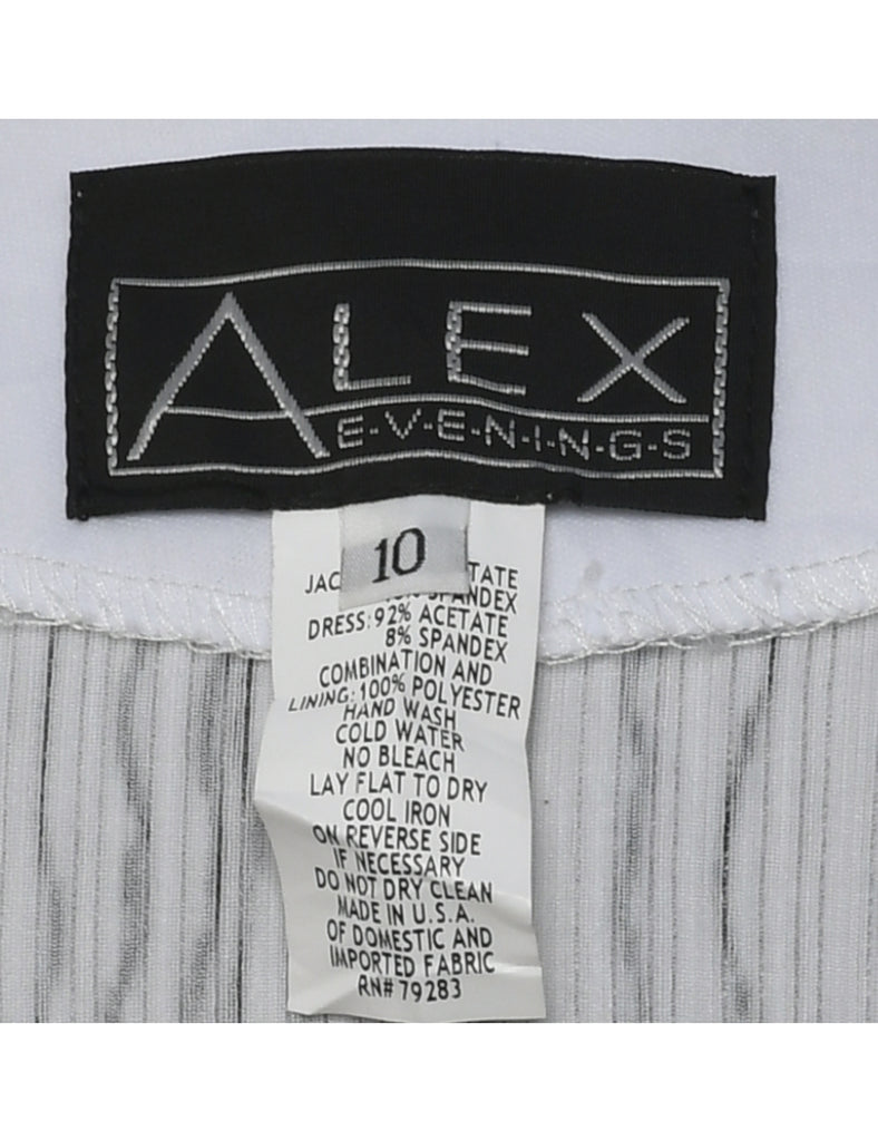 Metallic Finish Evening Jacket - M