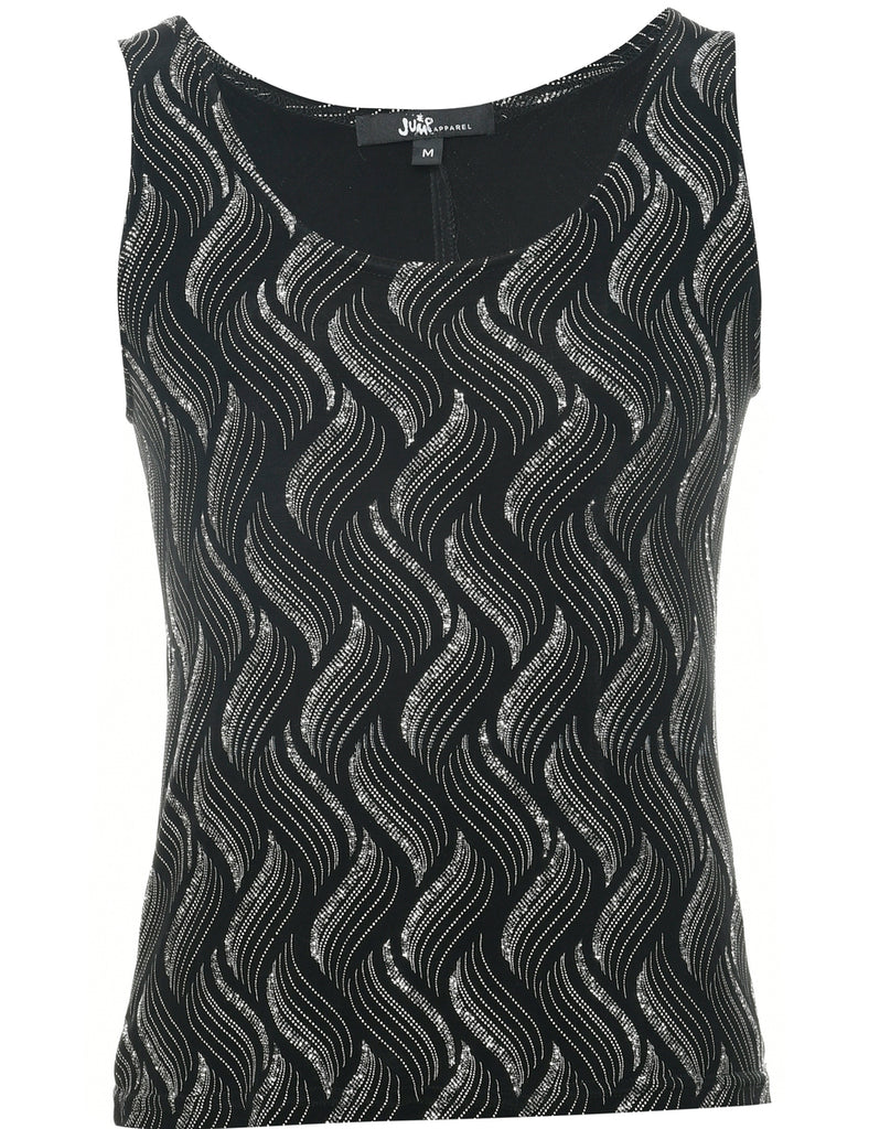 Metallic Finish Evening Top - XS