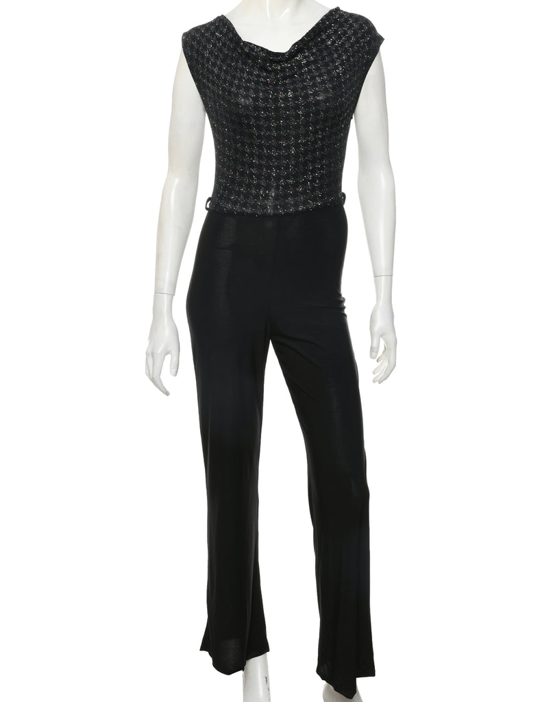 Metallic Finish Jumpsuit - XS