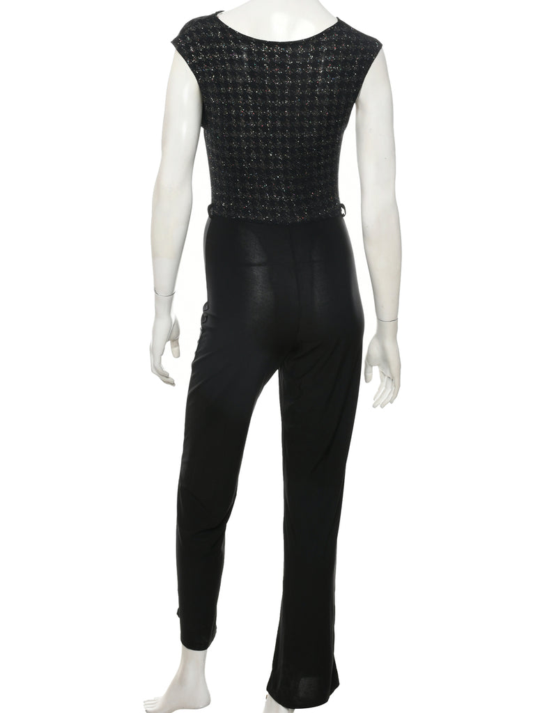 Metallic Finish Jumpsuit - XS