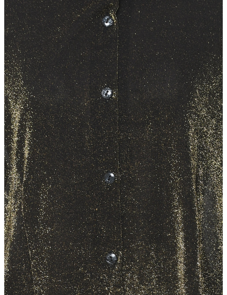 Metallic Gold Evening Shirt - XL