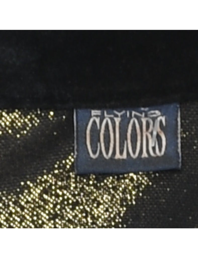 Metallic Gold Evening Shirt - XL