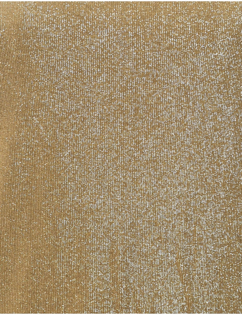 Metallic Look Vest - L