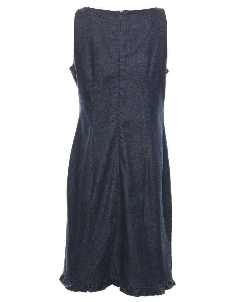 Midi Length Sleeveless Dress - M