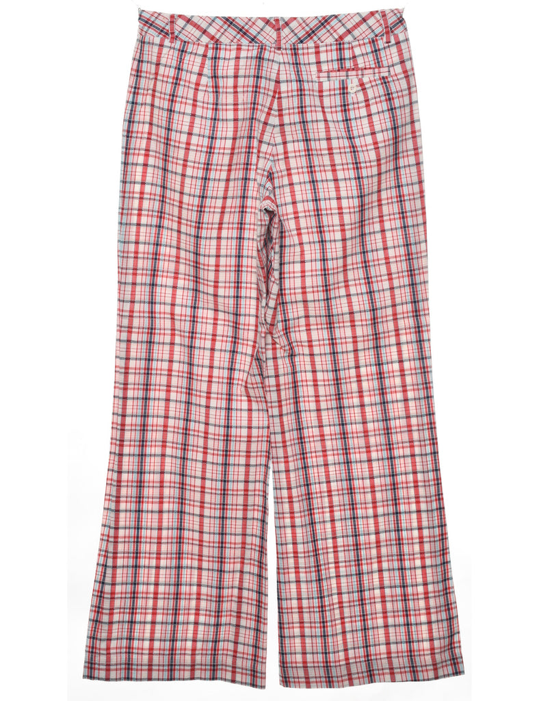 Multi-colour Checked Trousers - W30 L31