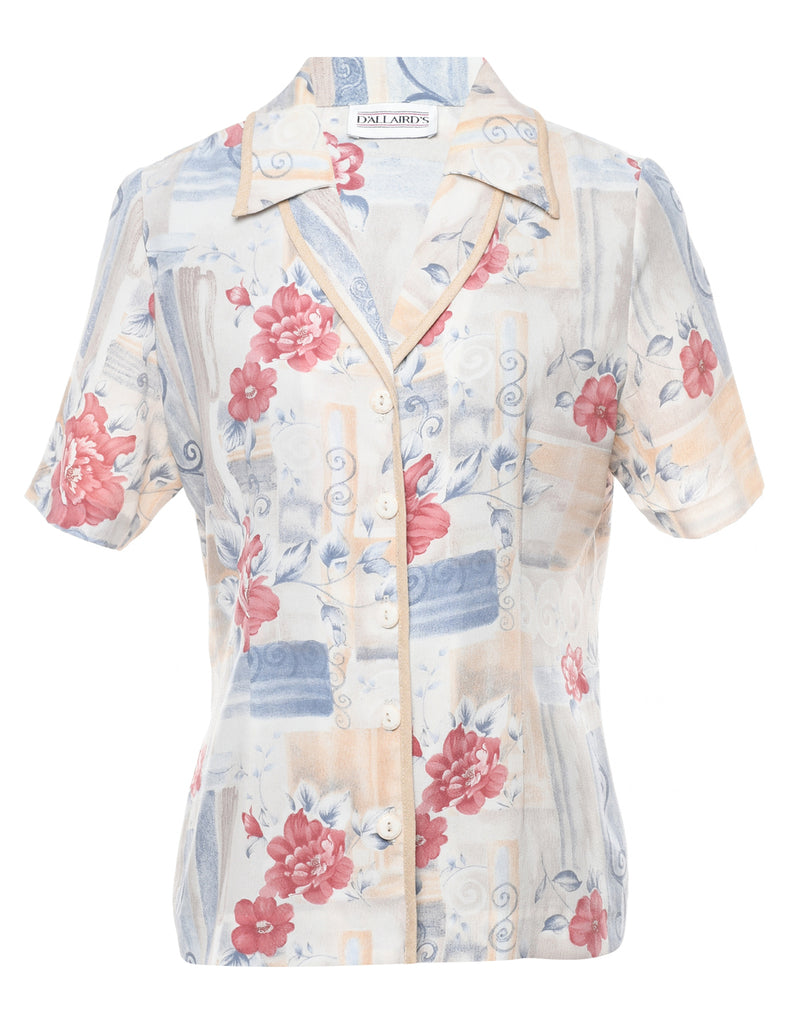 Multi-colour Floral Shirt - M