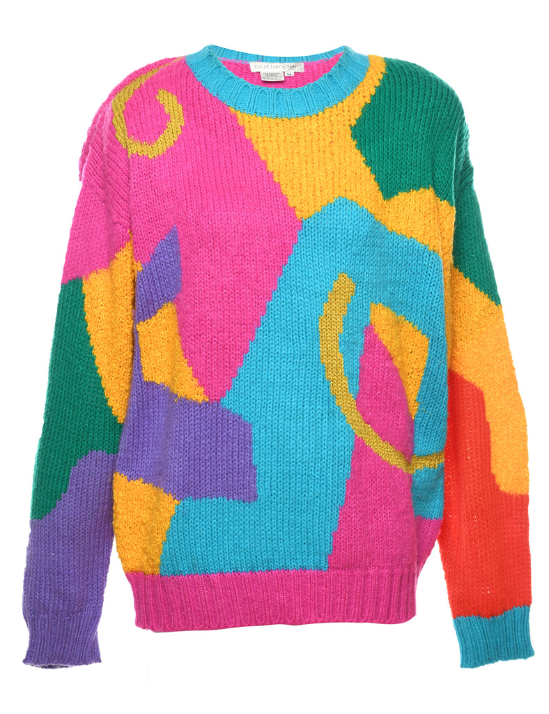 Multi-colour Patterned Jumper - M