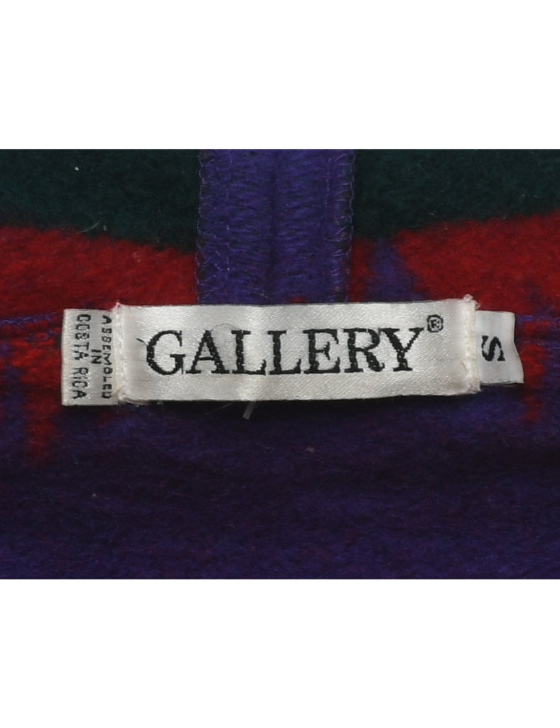 Multi-colour Wool Coat - S