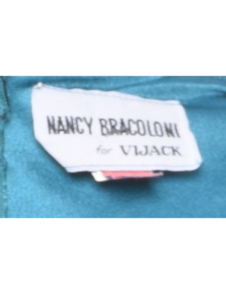 Nancy Bracoloni Teal Dress - S