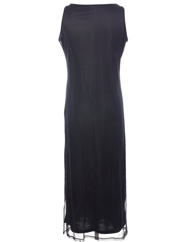 Navy Classic Evening Dress - M