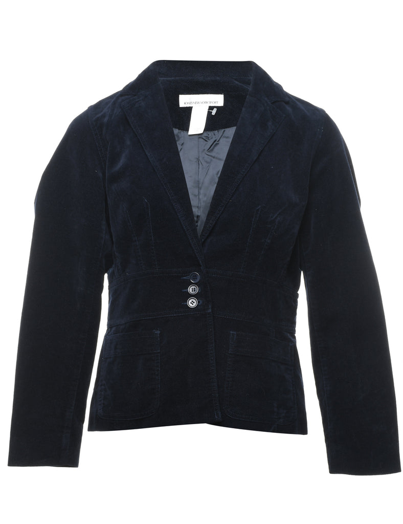 Navy Corduroy Blazer - M