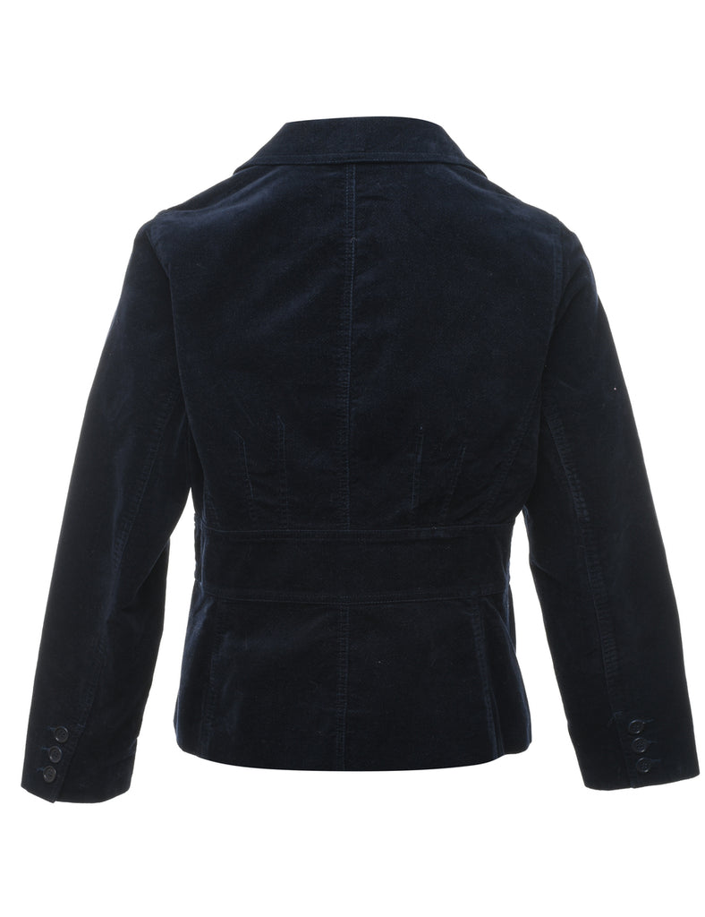 Navy Corduroy Blazer - M