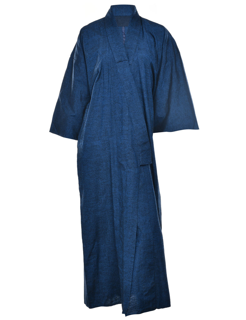 Navy Full Length Kimono - L