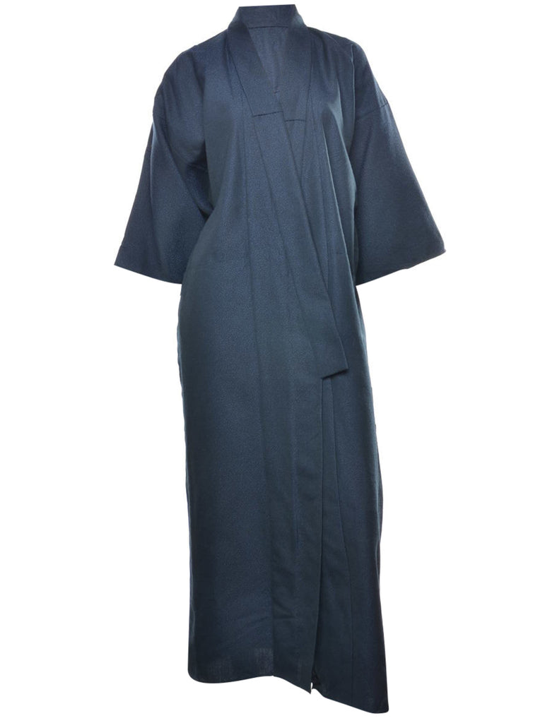 Navy Full Length Kimono - L