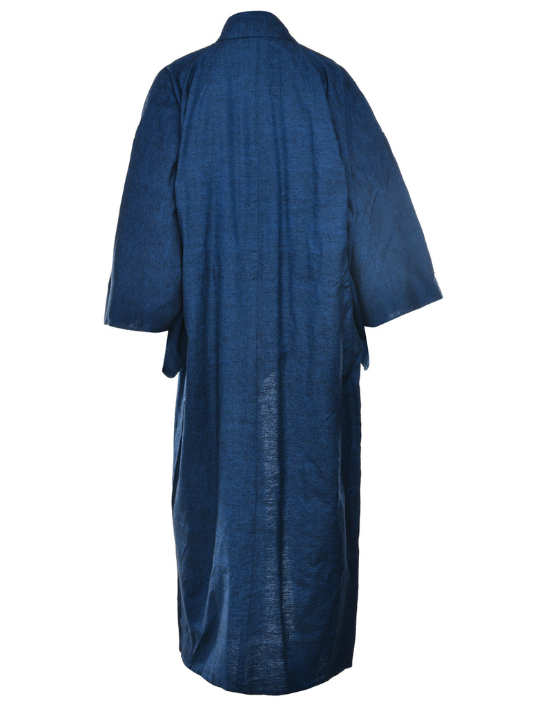 Navy Full Length Kimono - L