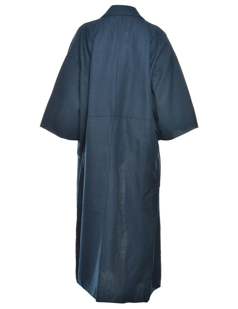 Navy Full Length Kimono - L