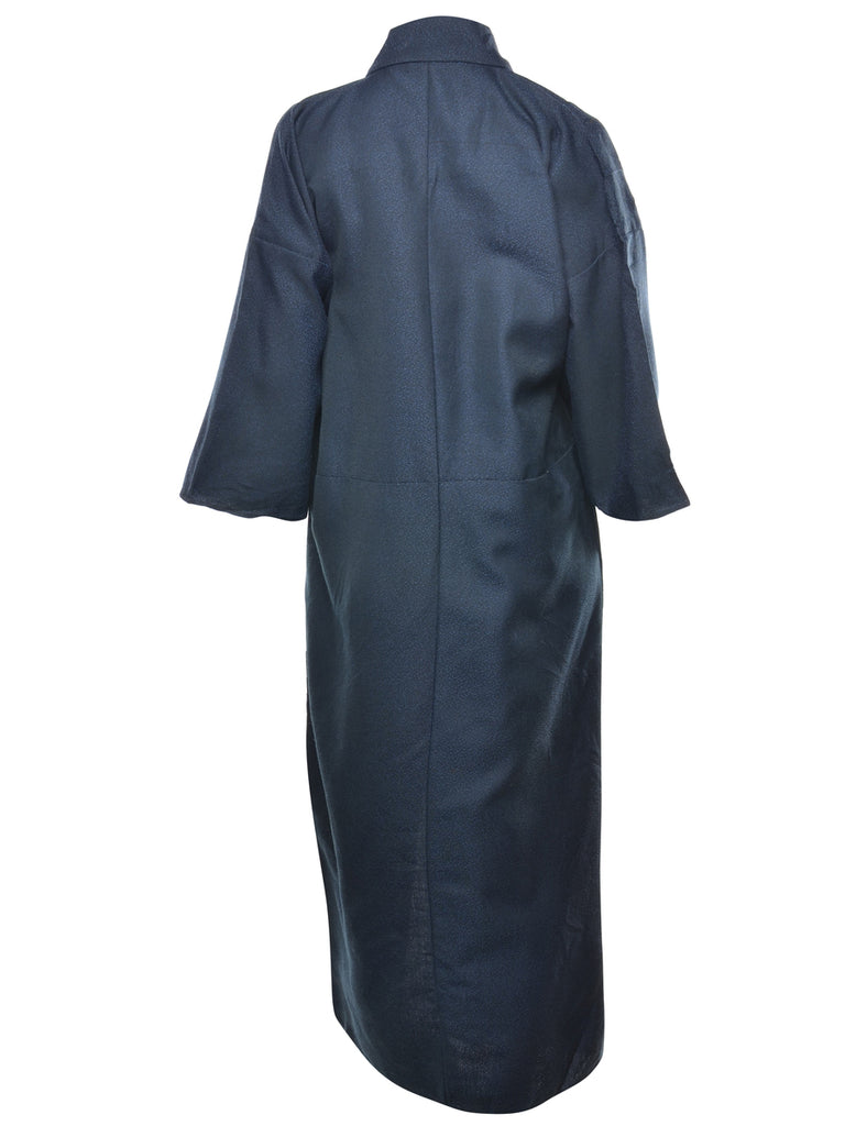 Navy Full Length Kimono - L