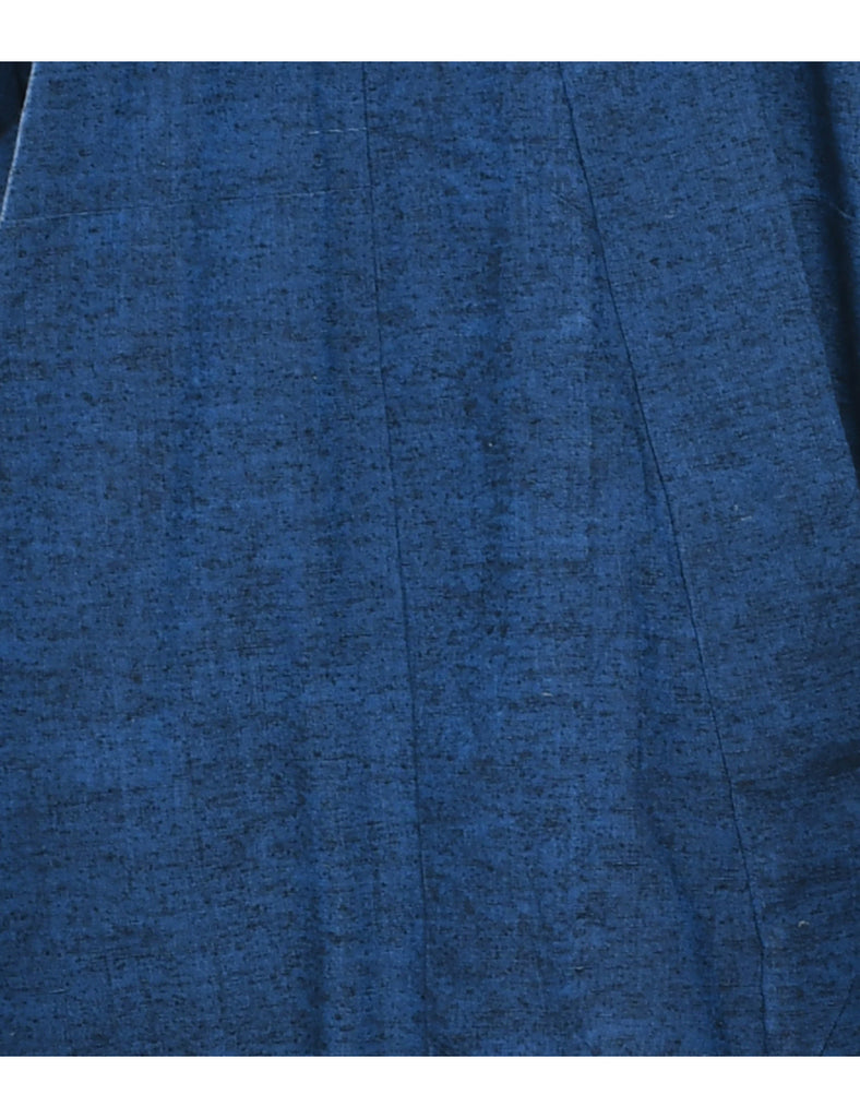 Navy Full Length Kimono - L