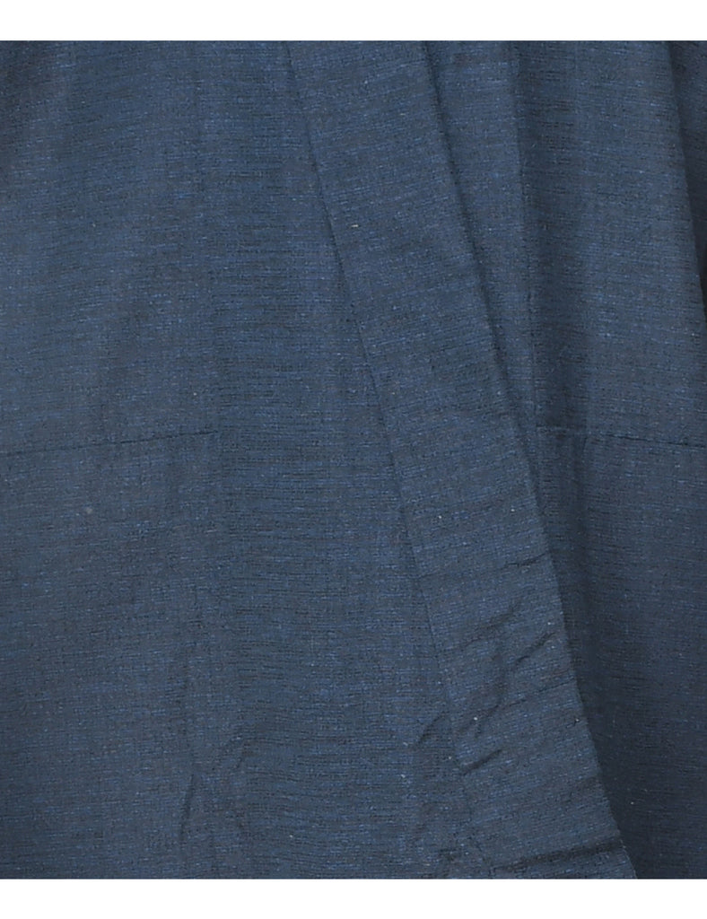 Navy Full Length Kimono - XL