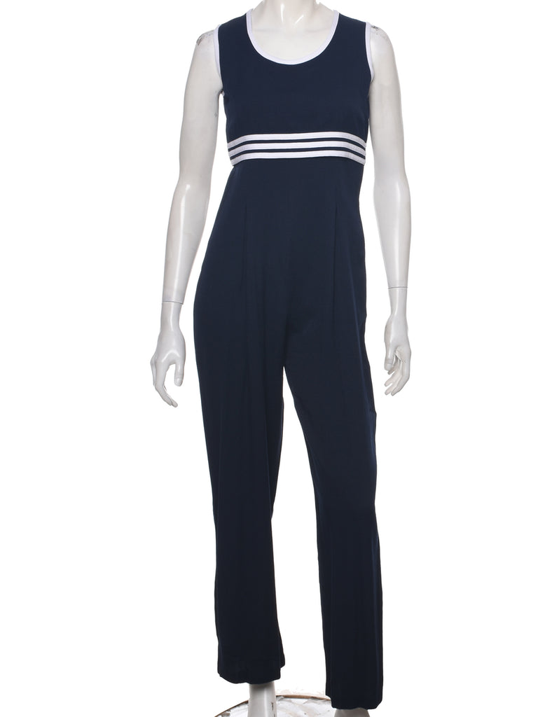 Navy Jumpsuit - S