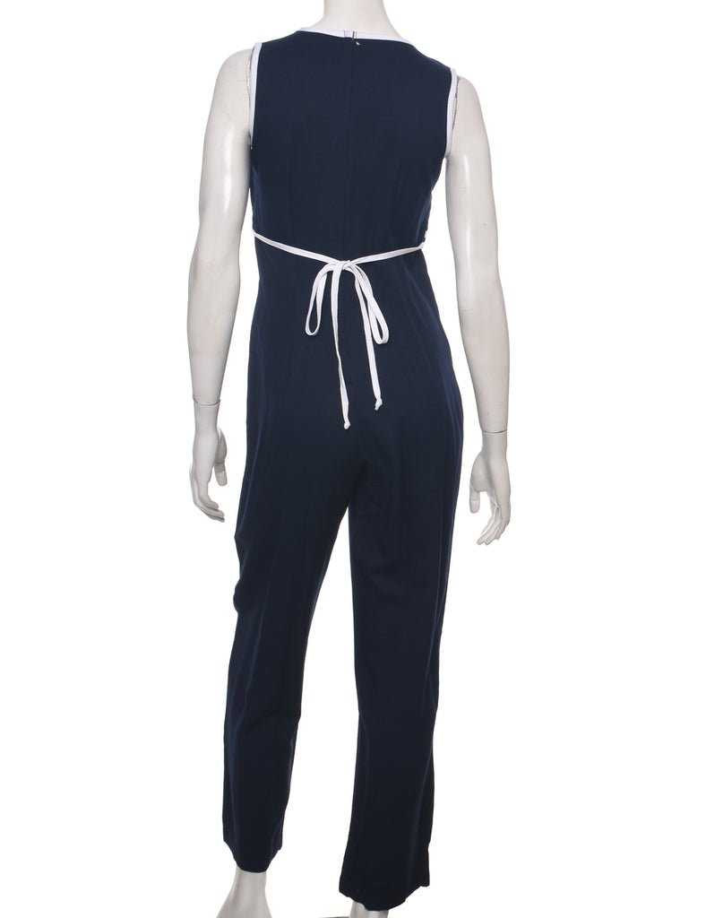 Navy Jumpsuit - S