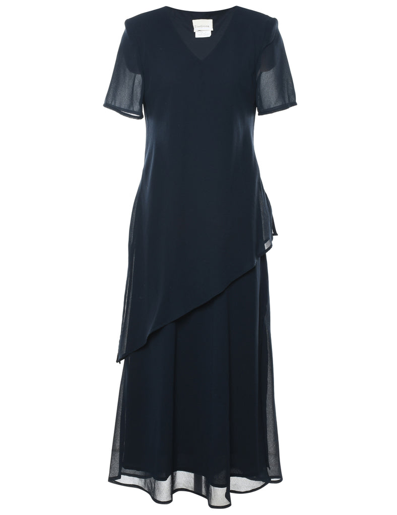 Navy Maxi Dress - M