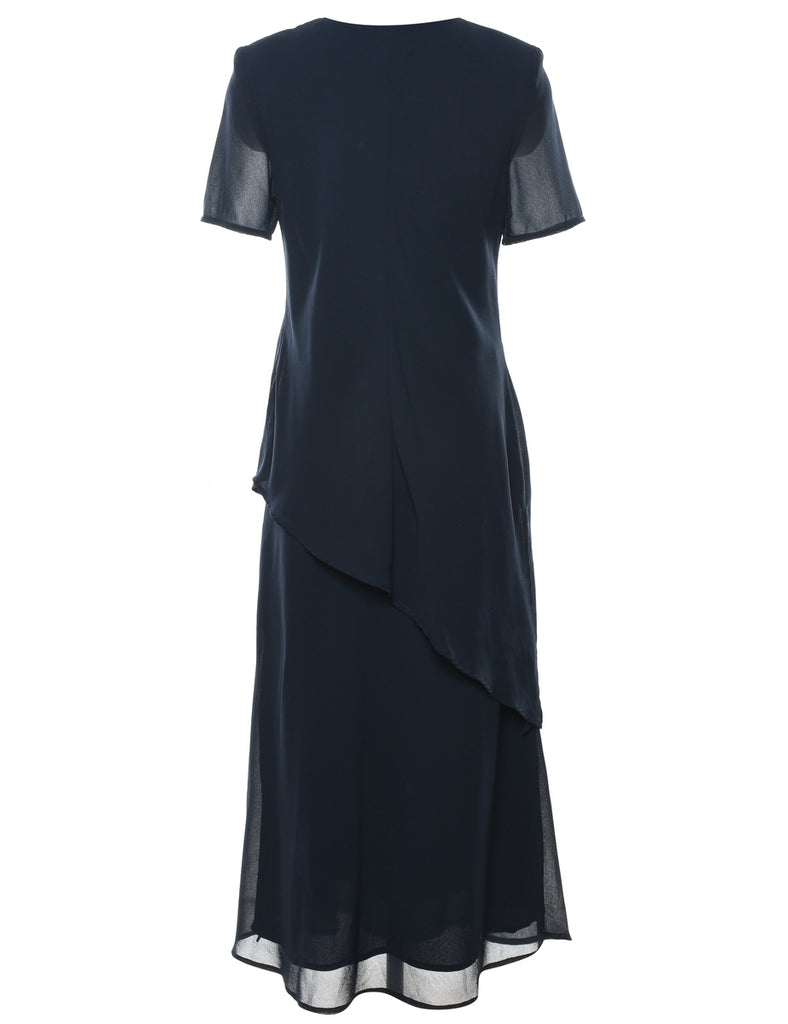 Navy Maxi Dress - M