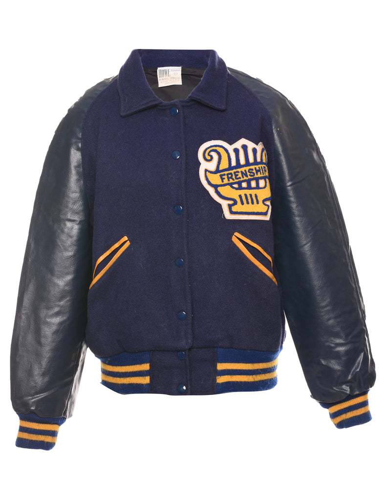 Navy Team Jacket - M