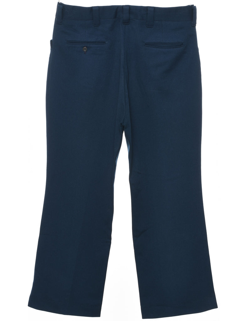 Navy Trousers - W35 L27