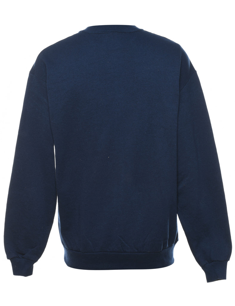 Navy World's Best Nana Embroidered Sweatshirt - M