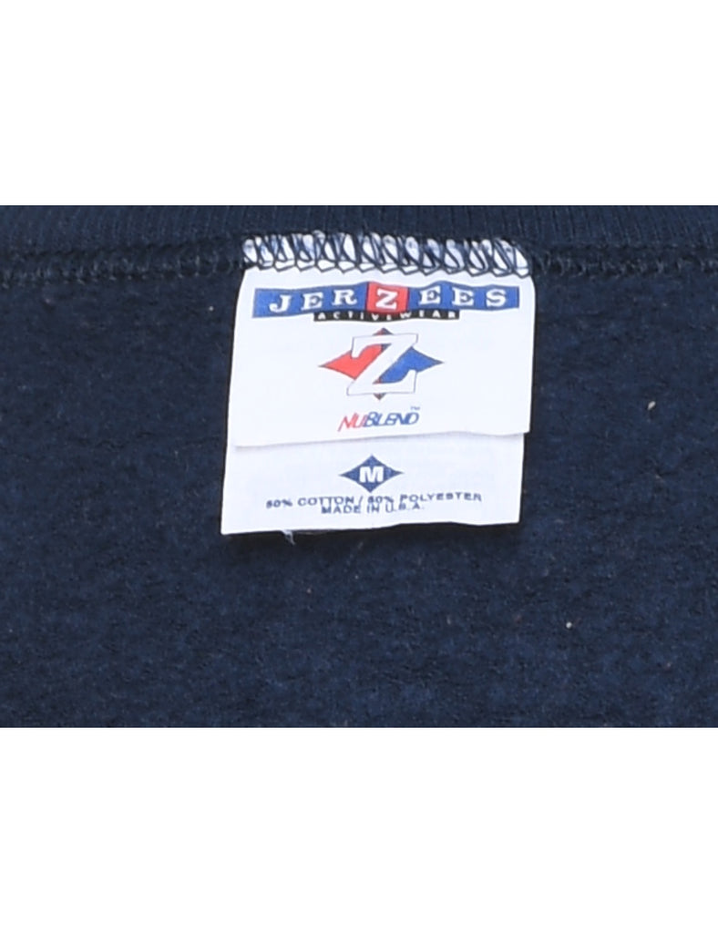 Navy World's Best Nana Embroidered Sweatshirt - M