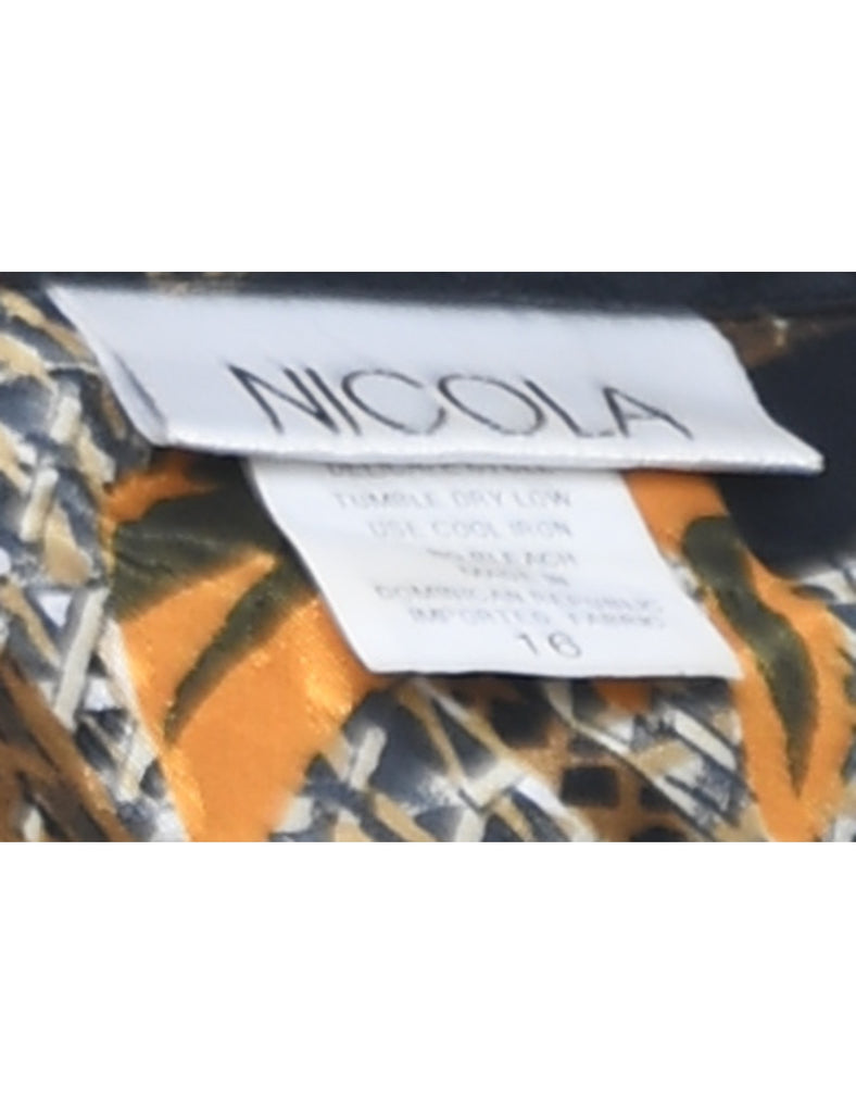 Nicola Printed Top - L