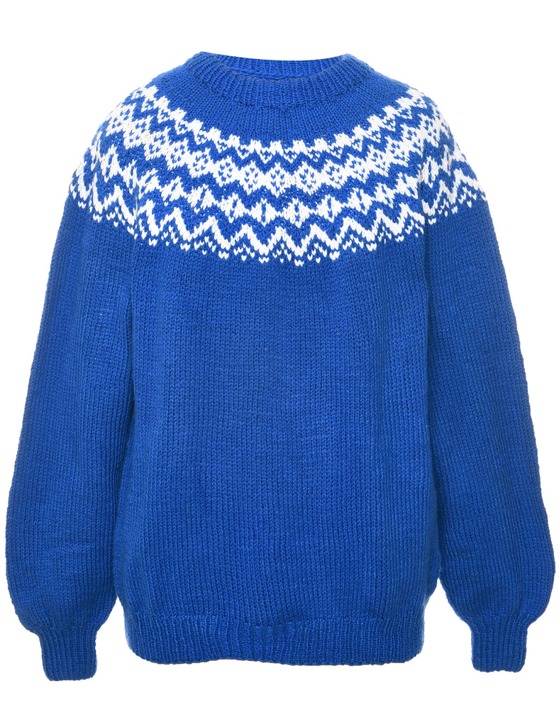 Nordic Blue Jumper - XXL