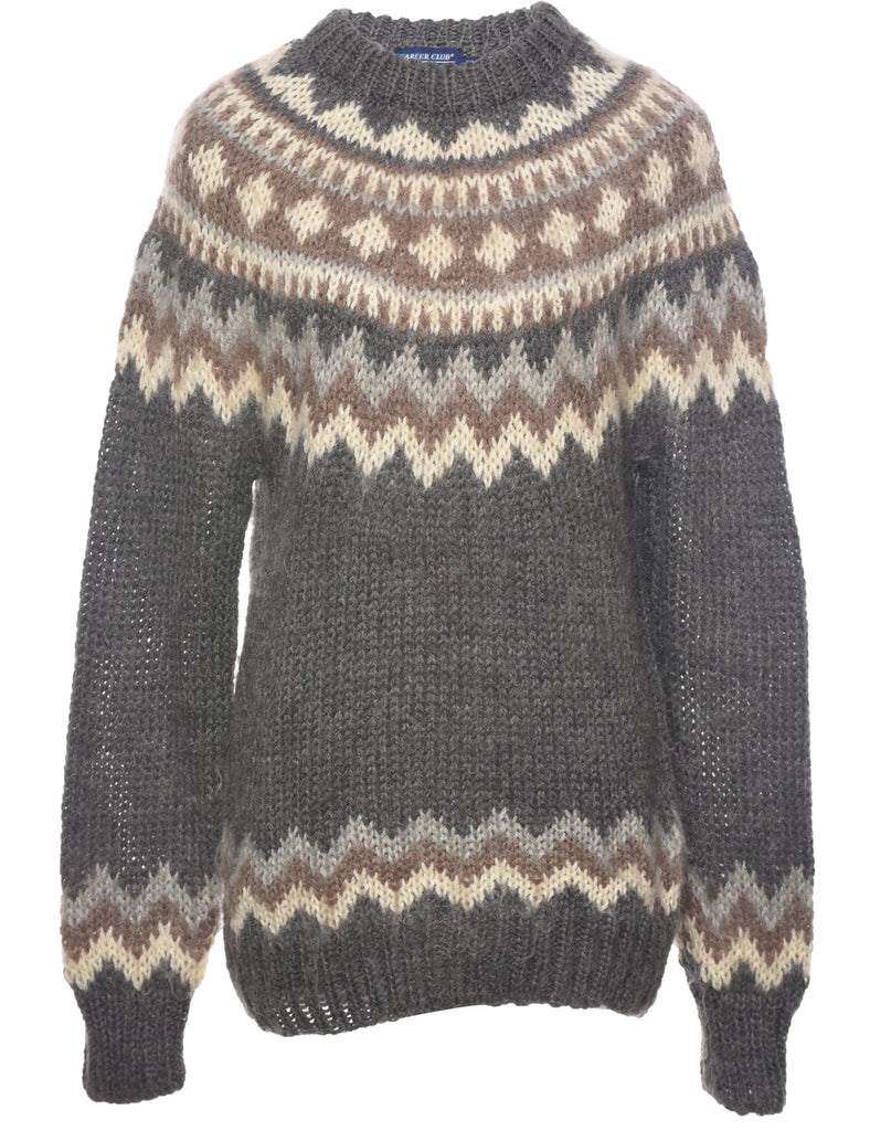 Nordic Grey Jumper - M