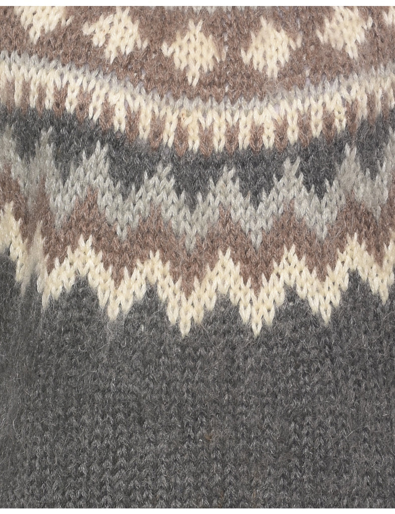 Nordic Grey Jumper - M