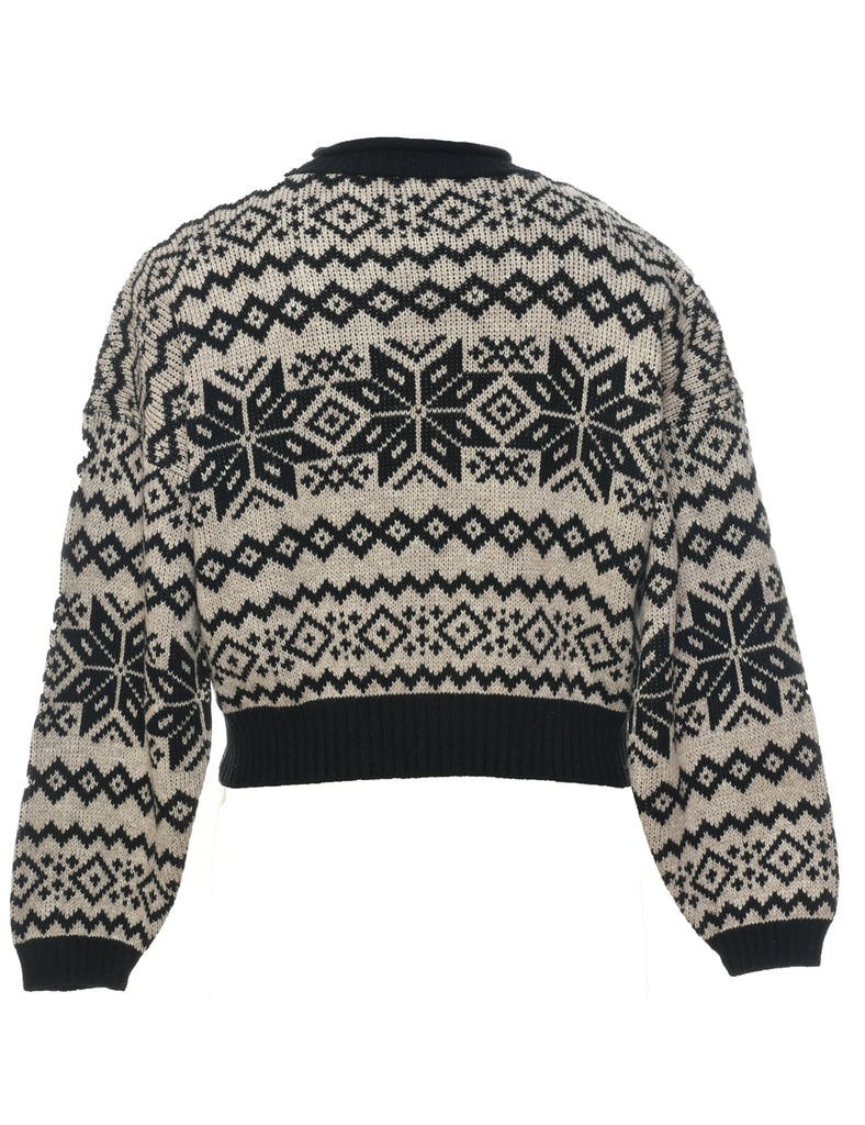 Nordic Light Brown Jumper - M