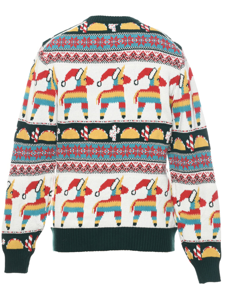 Nordic Multi-colour Jumper - L