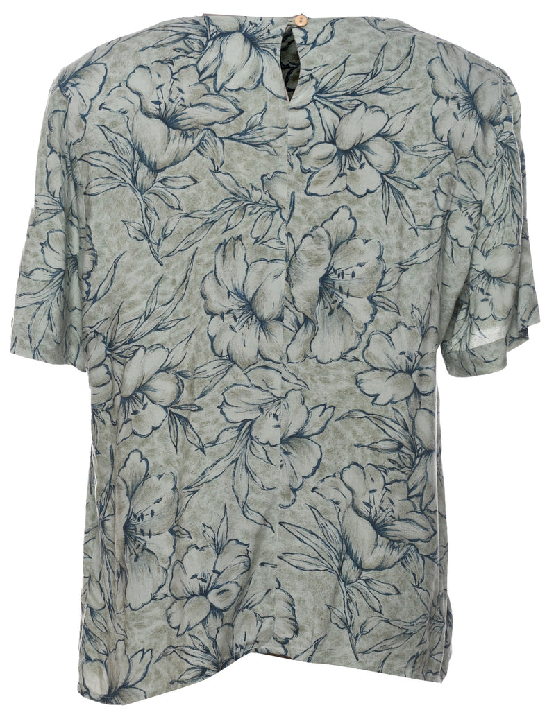 Norton Mc Naughton Floral Printed Top - M