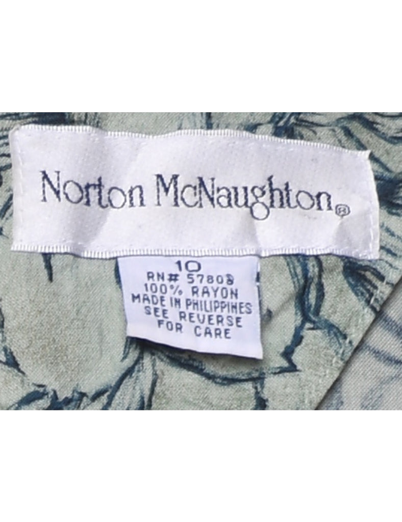 Norton Mc Naughton Floral Printed Top - M